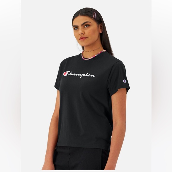 NWT ladies champion classic script logo T shirt size medium - Picture 2 of 4